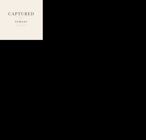 Captured by Simone logo